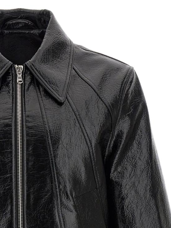 25FW 세퍼 가죽 자켓 DUKE FAUXMEMORYLEATHER Black - SEFR