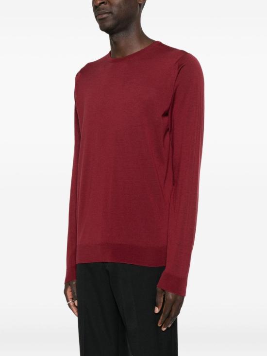 25FW 존스메들리 스웨터 LUNDY WOOLFRED Red - JOHN SMEDLEY