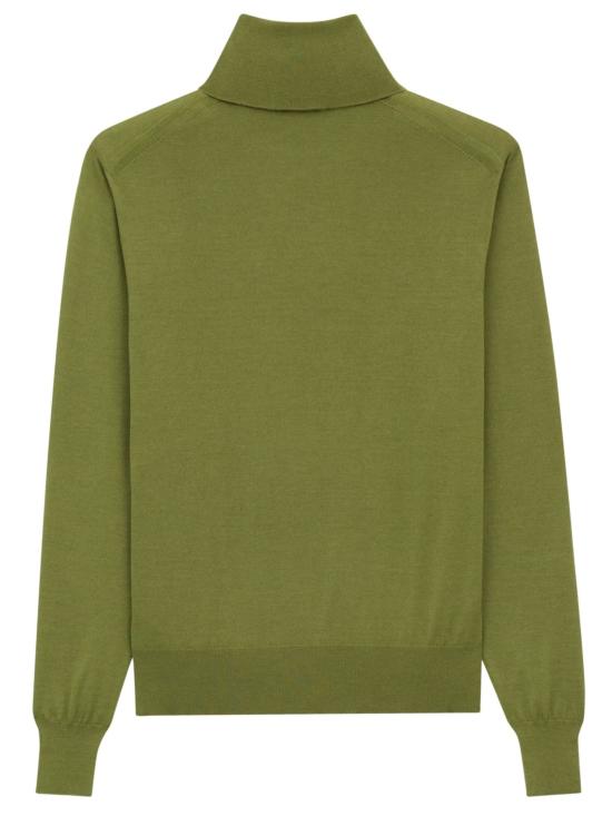 25FW 생로랑 스웨터 844617 YAPK23391 Green - SAINT LAURENT