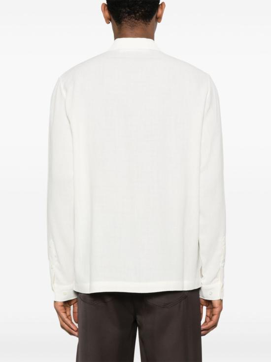 25FW 세퍼 긴팔 셔츠 SENSE OFFWHITECREPE White - SEFR