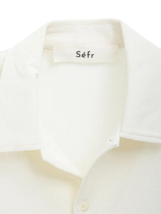 25FW 세퍼 긴팔 셔츠 SENSE OFFWHITECREPE White - SEFR