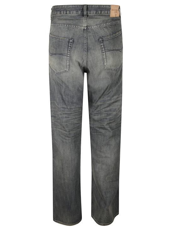 25FW 발렌시아가 데님 팬츠 851351 TTW763394 Denim scuro - BALENCIAGA