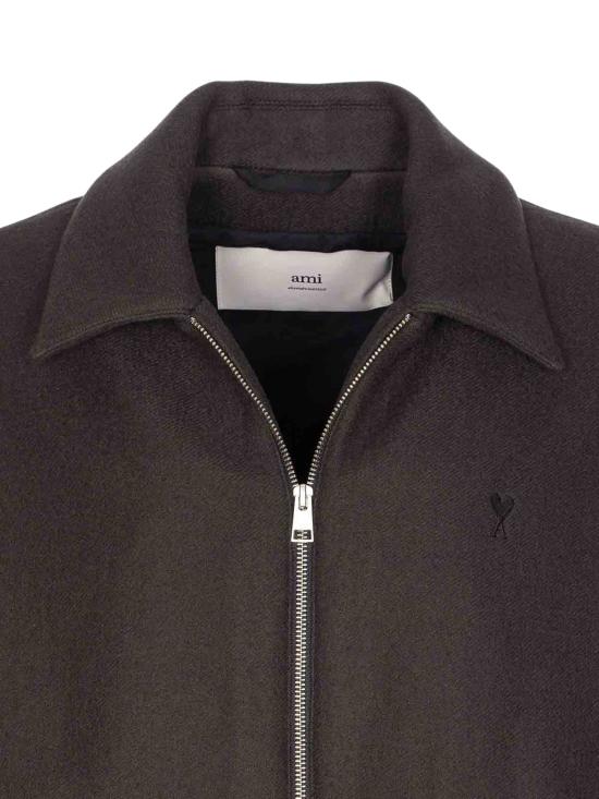 25FW 아미 봄버 자켓 HJK830 WV0078020 Grey - AMI