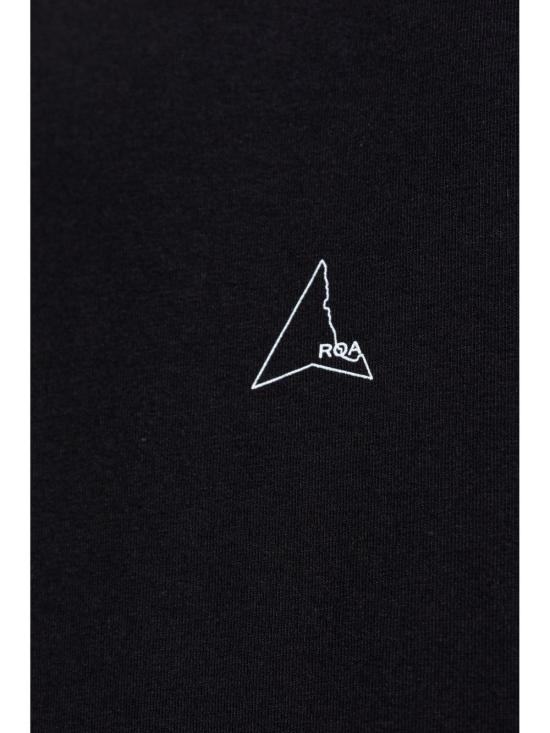 25FW 로아 반팔 티셔츠 RBMW0254JY22 BLK0001 Black - ROA