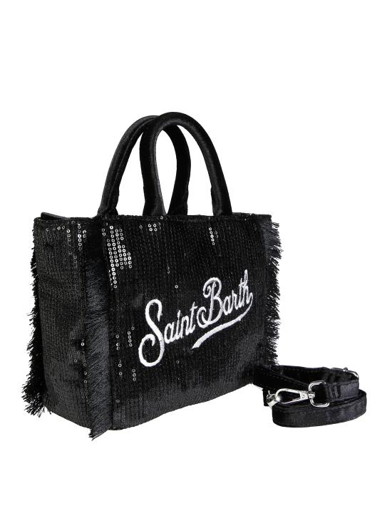 25FW [키즈] 세인트바쓰 크로스백 VAMI027 01395I PAILLETTES 00 EMB NERO - MC2 SAINT BARTH