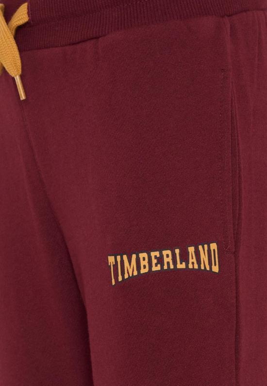 24FW [키즈] 팀버랜드 트레이닝/조거 팬츠 T60329 95A BORDEAUX - TIMBERLAND