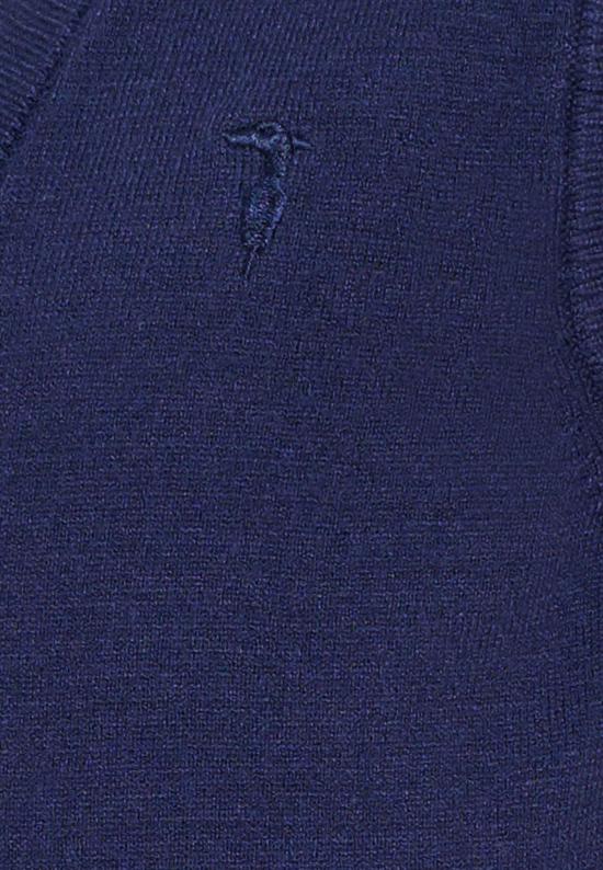 25FW [키즈] 트루사르디 니트 베스트 TBA25012GL PEACOAT BLUE - TRUSSARDI