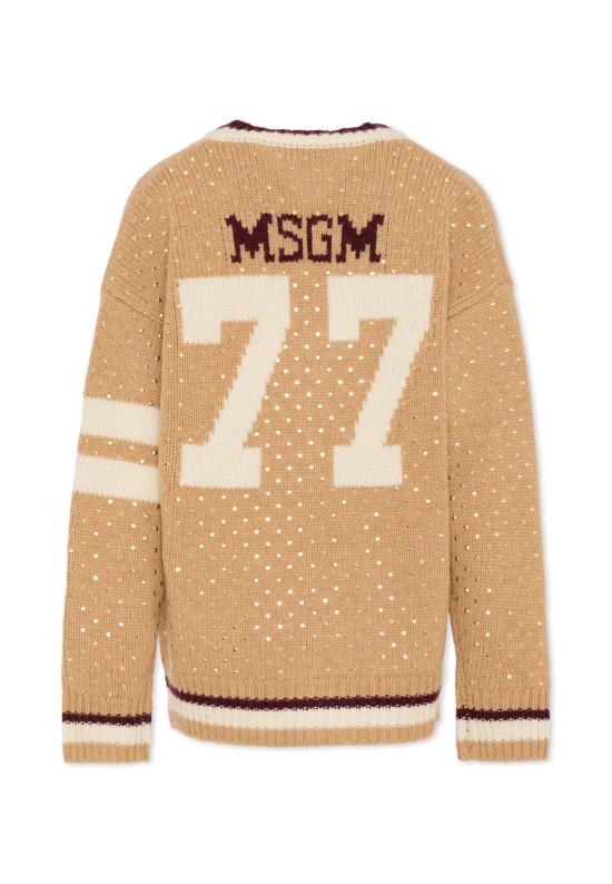 25FW [키즈] 엠에스지엠 가디건 F5MSJGCA081 MS049 BEIGE - MSGM
