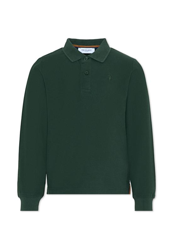 25FW [키즈] 트루사르디 폴로 셔츠 TBA25013PO PINENEEDLE GREEN