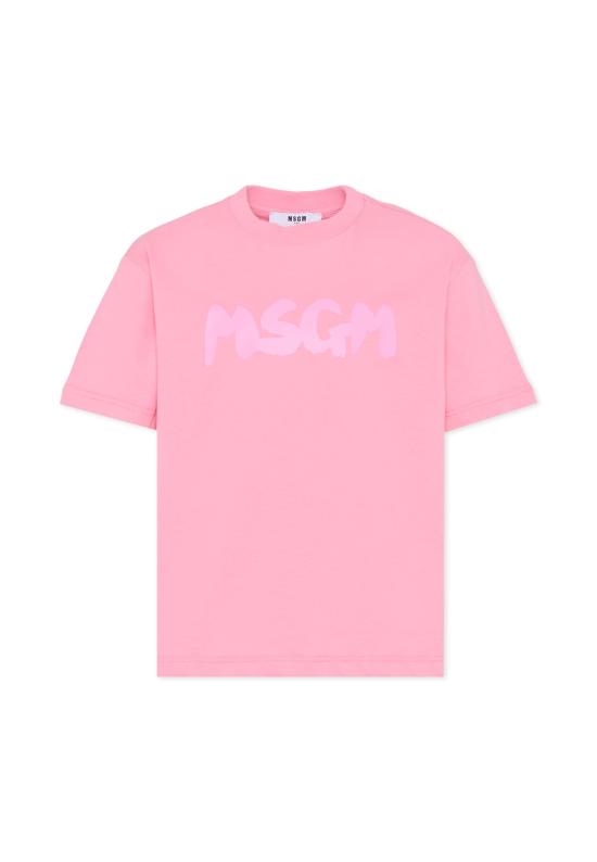 25FW [키즈] 엠에스지엠 티셔츠 F5MSJUTH011 MS038 PINK