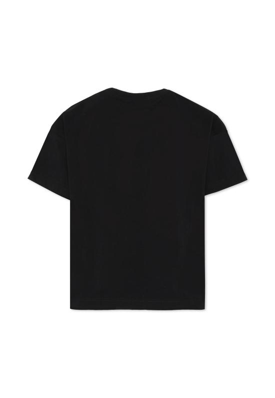 25FW [키즈] 엠에스지엠 티셔츠 F5MSJGTH141 110 BLACK - MSGM