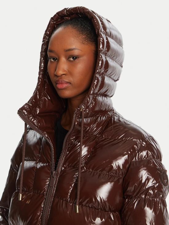 25FW 핑코 코트 101597A2P7 M22 Marrone sassicaia - PINKO