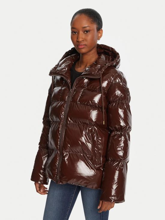 25FW 핑코 코트 101597A2P7 M22 Marrone sassicaia