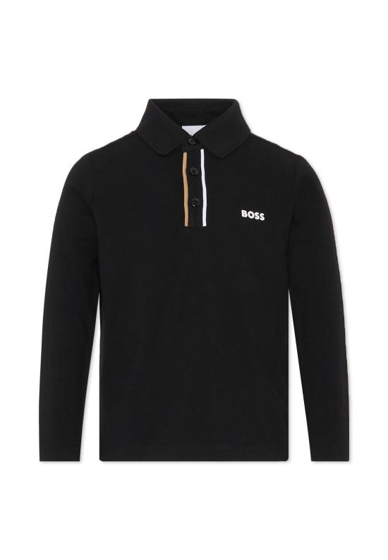 24FW [키즈] 보스 폴로 셔츠 J51175 09B BLACK
