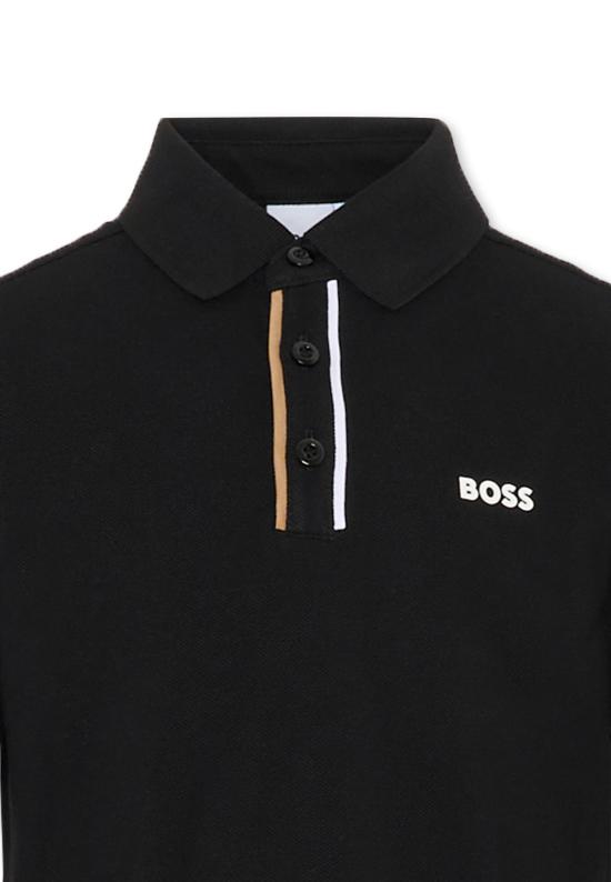 24FW [키즈] 보스 폴로 셔츠 J51175 09B BLACK - BOSS