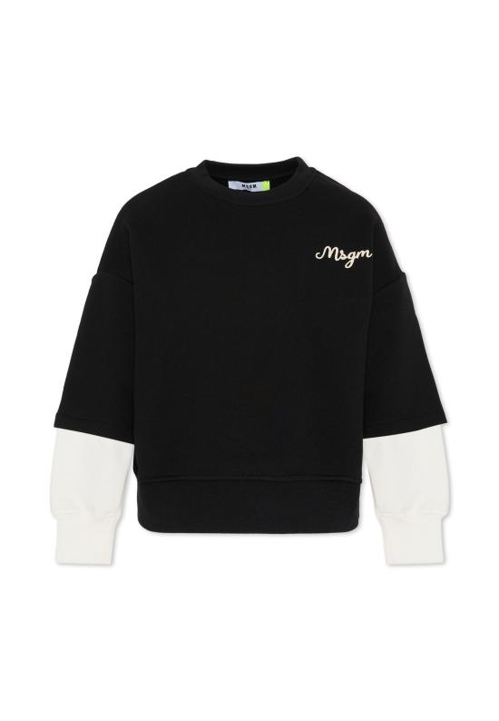 25FW [키즈] 엠에스지엠 니트/스웻셔츠 F5MSJBSW258 110 BLACK - MSGM