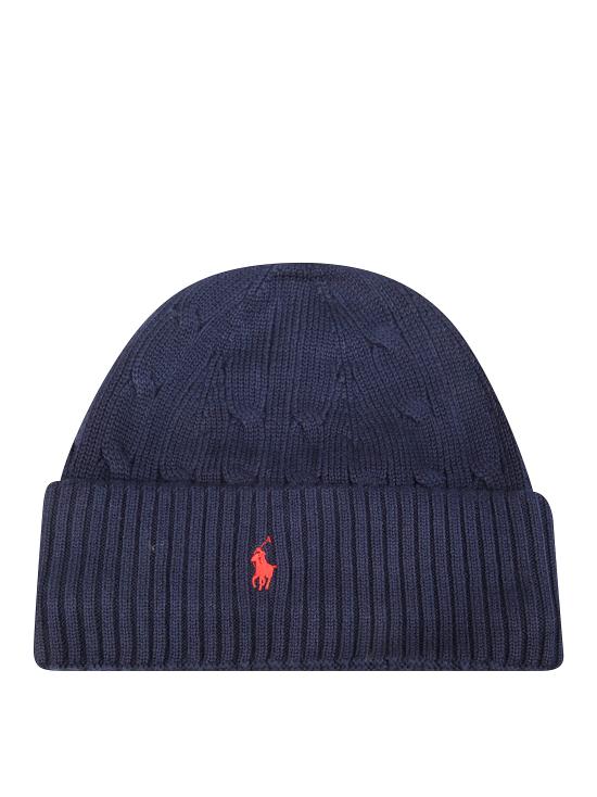 25FW [키즈] 랄프 로렌 모자 323980663001 RL NAVY C3807 BLU