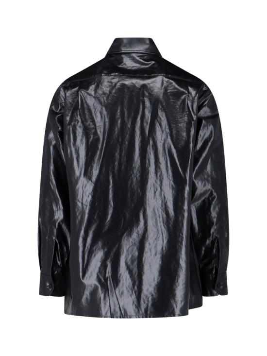 25FW MM6 메종마르지엘라 셔츠 SH2DT0035 M35617 900 Black - MM6 MAISON MARGIELA