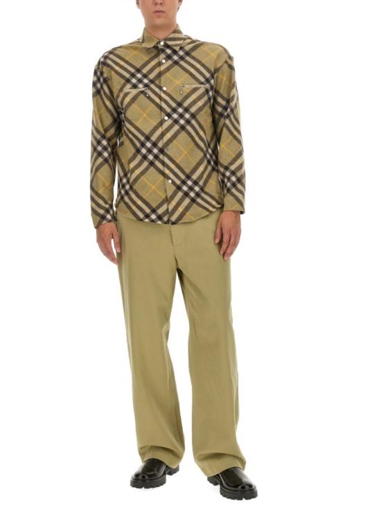  버버리 긴팔 셔츠 8076470 B7363 Neutrals - BURBERRY