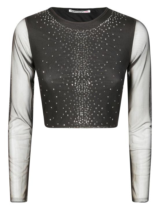 25FW [키즈] 파트리지아페페 티셔츠 7M0955 J339 K103 NERO