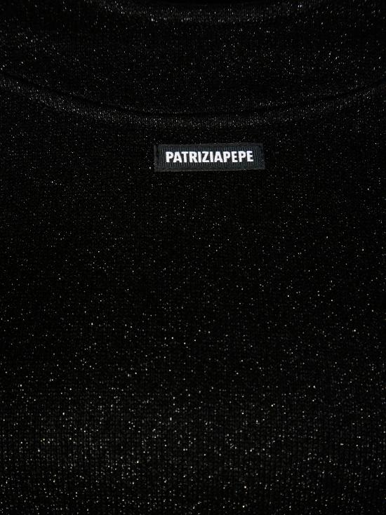 25FW [키즈] 파트리지아페페 티셔츠 7M0939 J319 K471 BLACK LUREX NERO - PATRIZIA PEPE