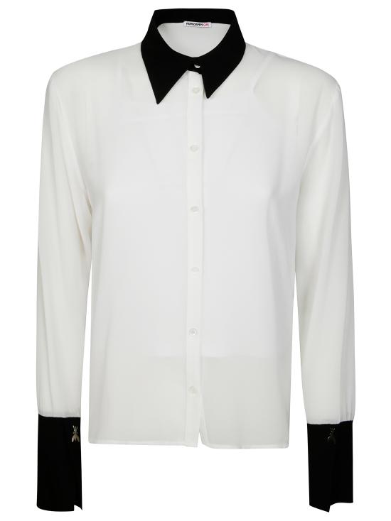 25FW [키즈] 파트리지아페페 셔츠 7C0271 A643 F2NS BIANCO NERO