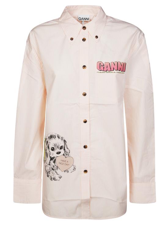 25FW 가니 셔츠 W0898 973 ROSA