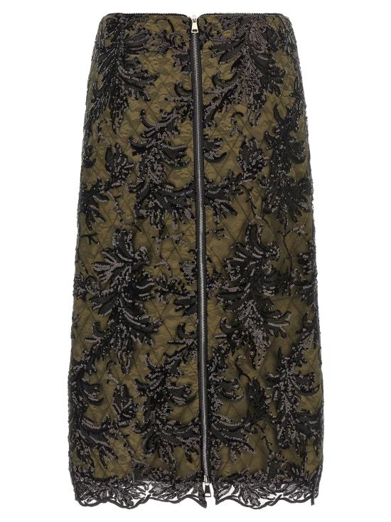 25FW 르 트윈스 스커트 MONILACEBLACKINGREEN - LE TWINS