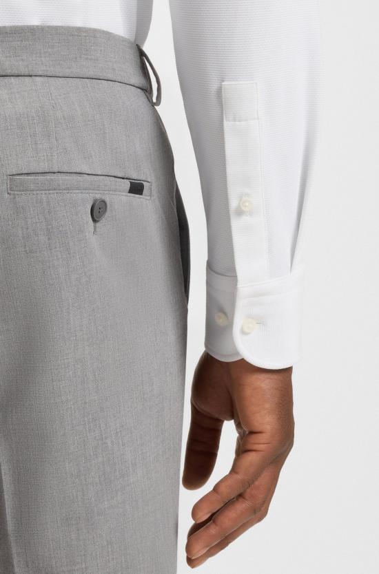 25FW 보스 긴팔 셔츠 50545163 10268245 01 100 White - BOSS