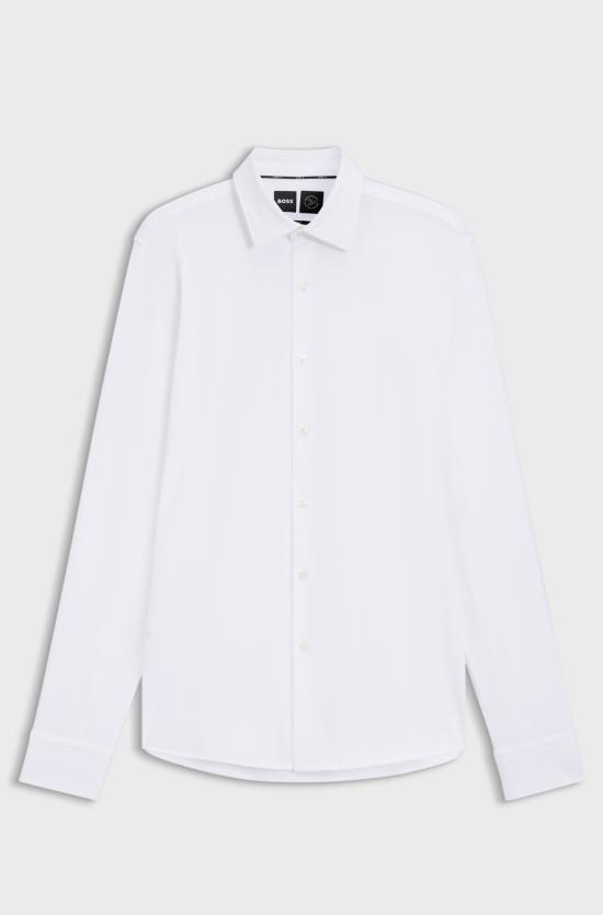 25FW 보스 긴팔 셔츠 50545163 10268245 01 100 White