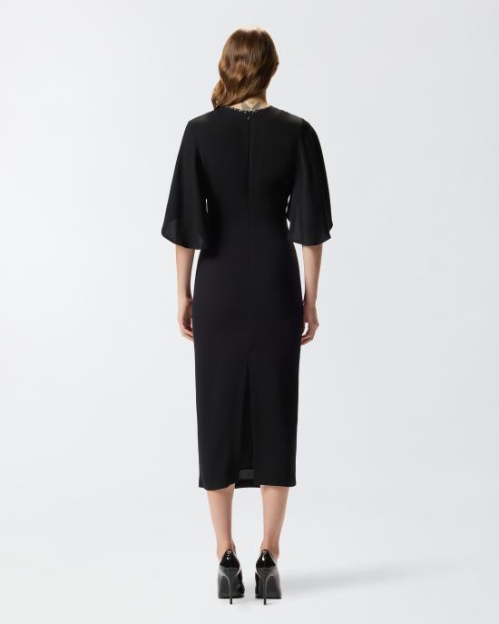 25FW 핑코 미디 원피스 105583A2Q2 Z99 Nero limousine - PINKO