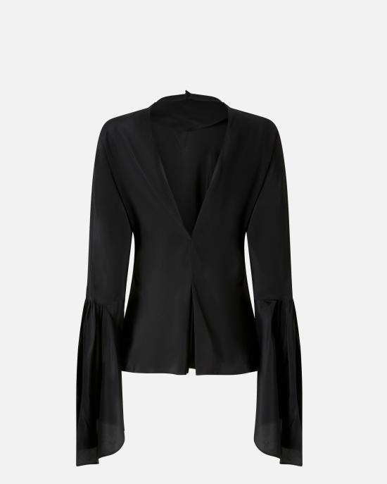 25FW 핑코 블라우스 105625A2S9 Z99 Nero limousine