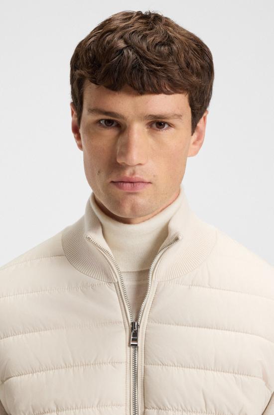 25FW 보스 수트 자켓 50549991 10274971 01 131 Open white - BOSS