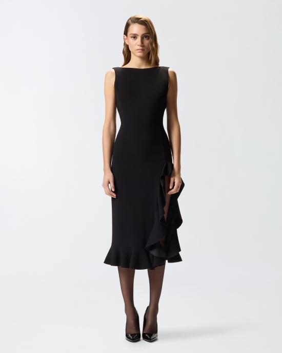 25FW 핑코 미디 원피스 105781A2Q2 Z99 Nero limousine - PINKO