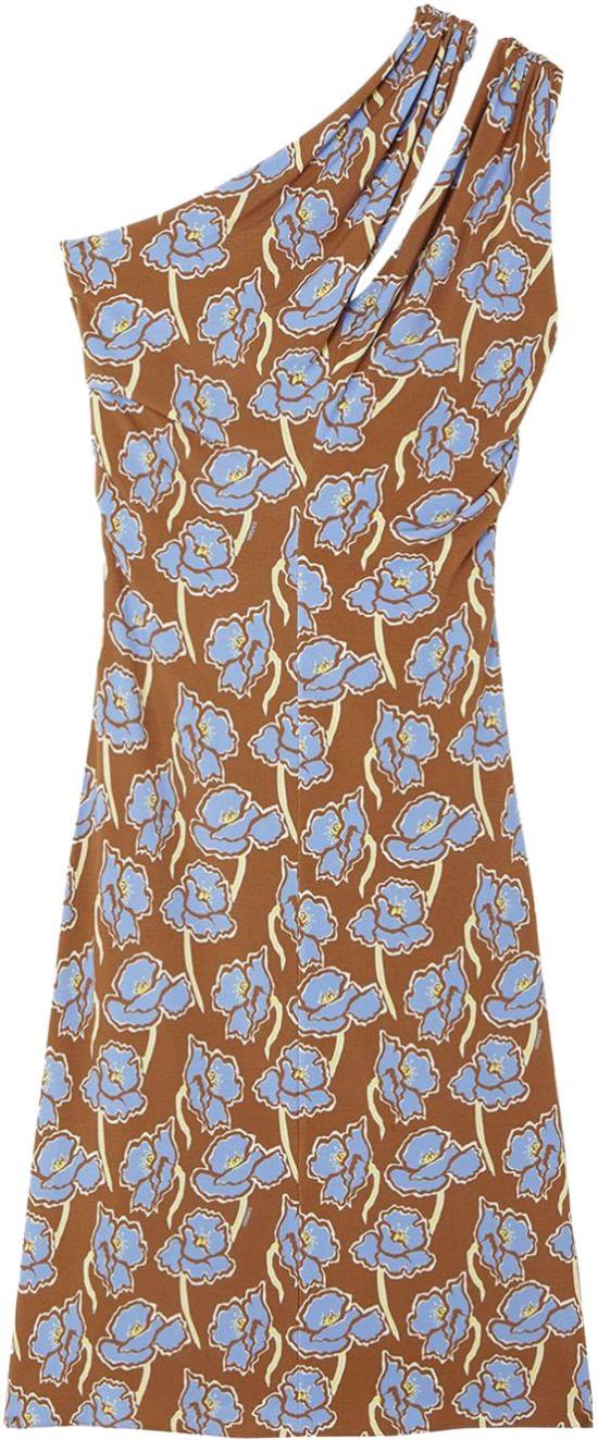 25SS 베르사체 미디 원피스 10197771A139185N630 BROWN