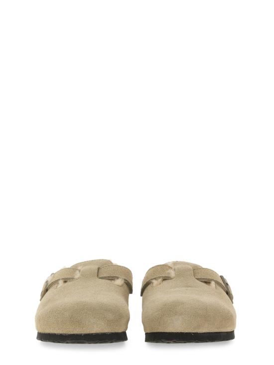 25FW 버켄스탁 보스턴 시어링 스웨이드 레더 뮬  1028299 TAUPE DOVE - BIRKENSTOCK