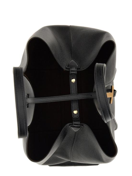 26SS 토즈 T 타임리스 미니 쇼핑백 XBWTSBA0300 Q8EB999 BLACK - TODS