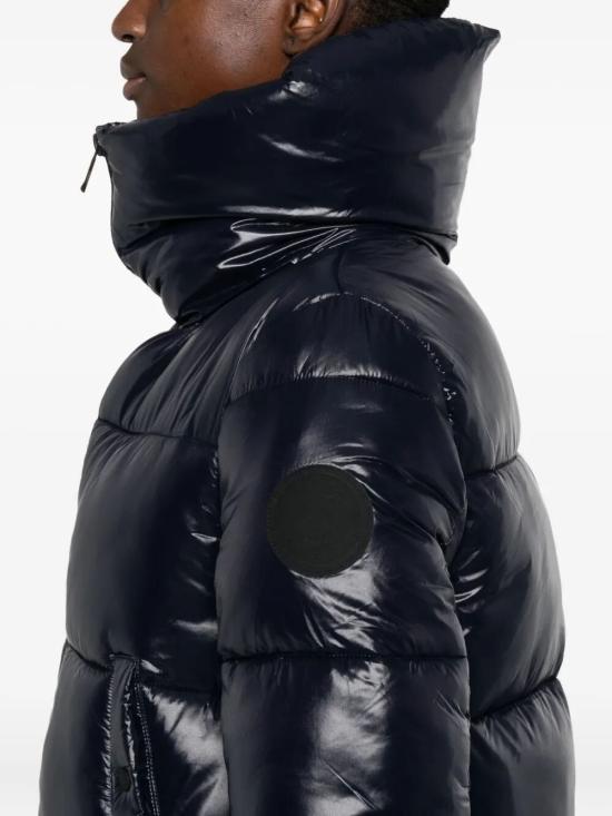 25FW 세이브더덕 숏패딩 D39370W LOVE21 90010 BLUE BLACK - SAVE THE DUCK