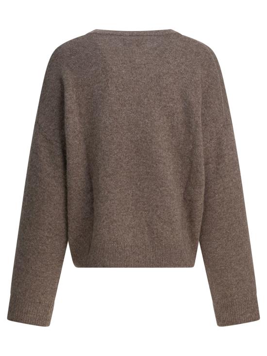 25FW 루루 드 세종 스웨터 TRISTANASHES MELANGE Brown - LOULOU DE SAISON