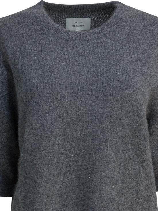 25FW 루루 드 세종 스웨터 RAVENANTHRACITE MELANGE Grey - LOULOU DE SAISON