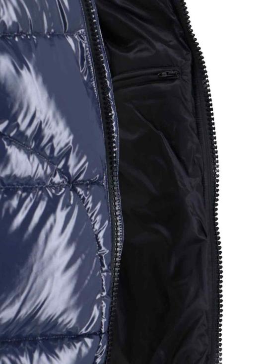 25FW 에르노 글로스 봄버 다운 숏패딩  PI001133U 12220Z9202 BLUE - HERNO