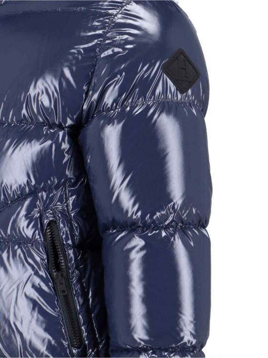 25FW 에르노 글로스 봄버 다운 숏패딩  PI001133U 12220Z9202 BLUE - HERNO