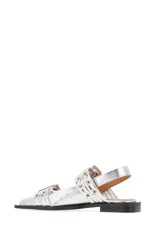 25SS 가니 플랫 슈즈 S27254926 018 SILVER - GANNI