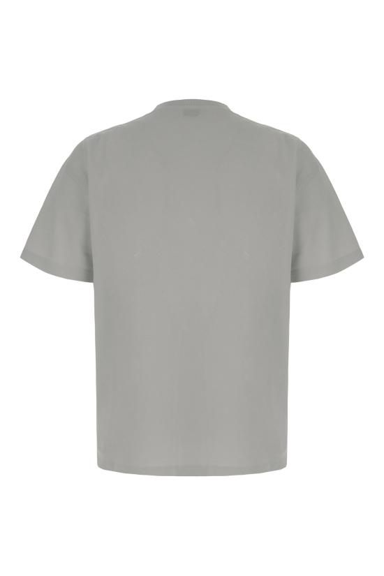 25SS 생로랑 반팔 티셔츠 818535YBHD2 1467 GRIS VERT BLANCHI - SAINT LAURENT