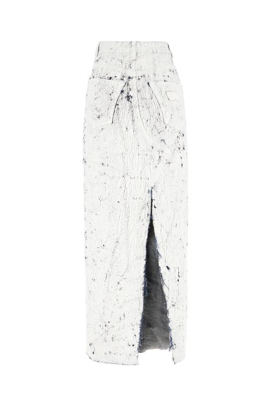 25SS MM6 메종마르지엘라 롱 스커트 S62MI0027M30028 961 WHITE - MM6 MAISON MARGIELA