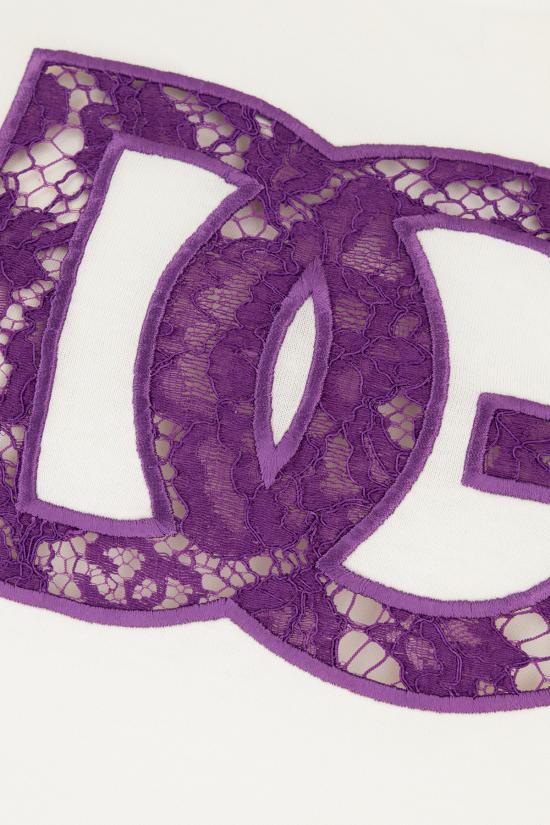 25FW 돌체앤가바나 반팔 티셔츠 F8V20ZGDC9V W0800 OPTICAL WHITE - DOLCE & GABBANA