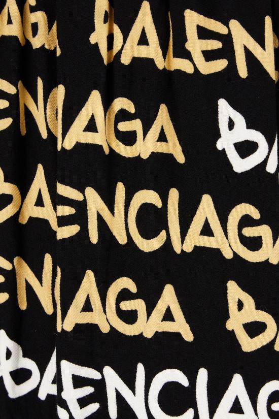 25SS 발렌시아가 스트레이트 팬츠 681819TRLJ3 1094 BLACK BEIGE - BALENCIAGA