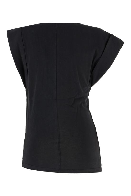 25FW 이자벨마랑 반팔 티셔츠 25PTS0207FAA1N41I 01BK BLACK - ISABEL MARANT