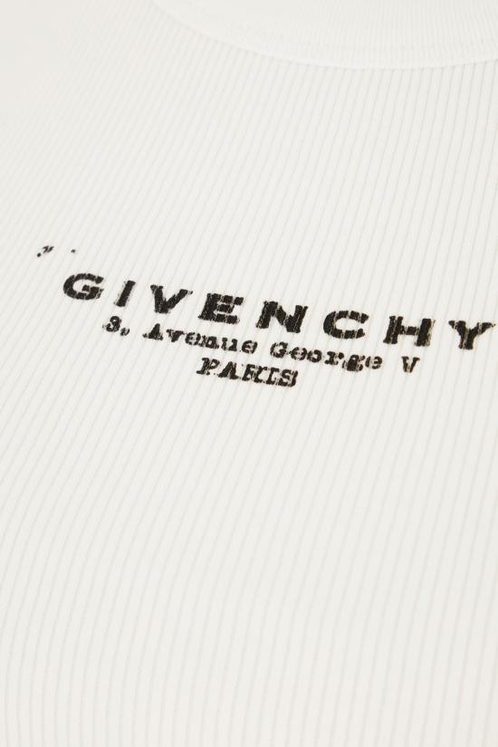 25FW 지방시 민소매 티셔츠 BW70FPP75N 100 WHITE - GIVENCHY