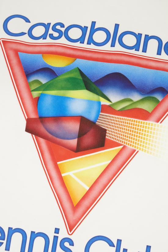 25FW 카사블랑카 반팔 티셔츠 WPF25JTS04601 WHITE - CASABLANCA